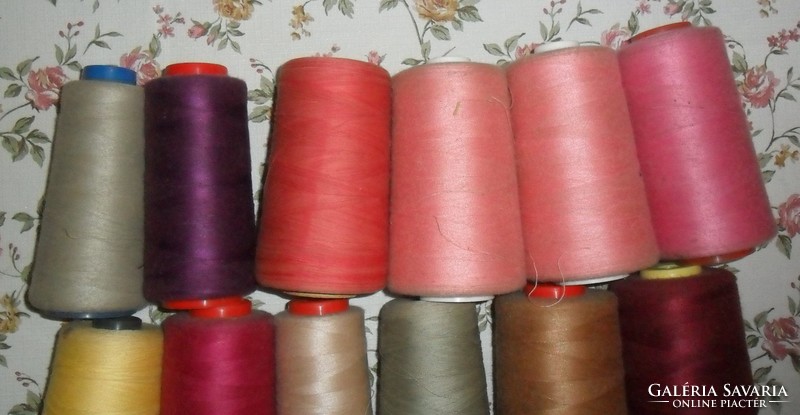 Astra polyester, ester cotton, sewing thread, broken mixed lot. 25 Pcs.