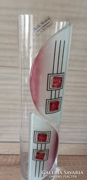 Muranoi moda mostra glass vase (mario bizzotti)