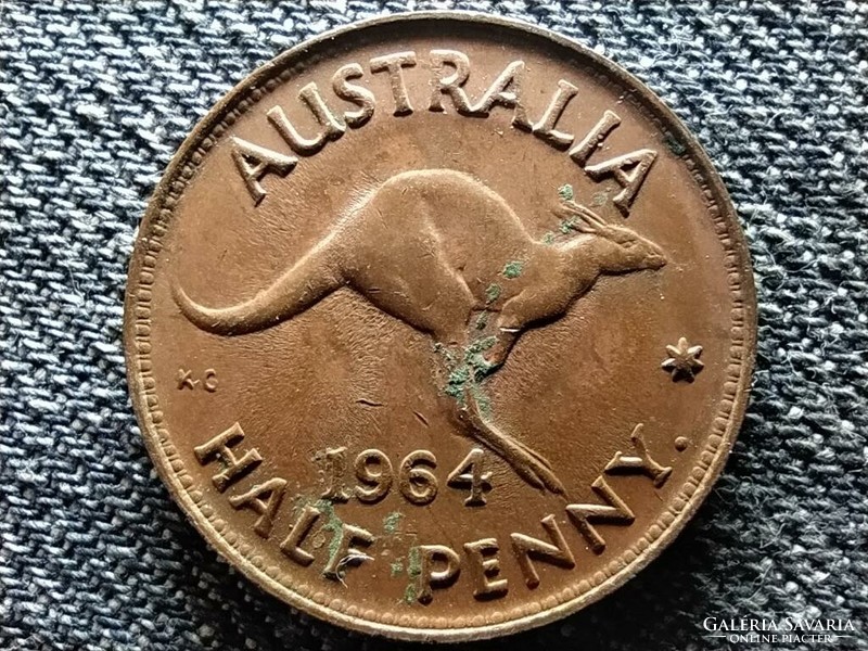 Australia ii. Elizabeth (1952-) 1/2 penny 1964. (Id47262)