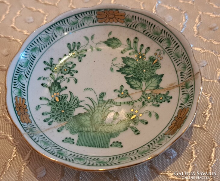 Herend porcelain small plate, bowl (m4005)