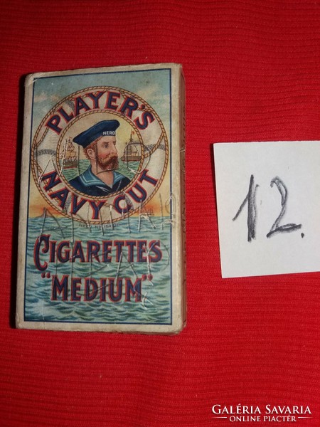 Antik 1930 gyűjthető PLAYERS NAVY CUT cigaretta reklámkártyák Vadállatok egyben 12