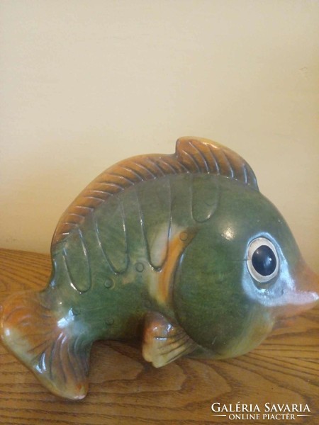 Extremely rare large Italian ceramic fish