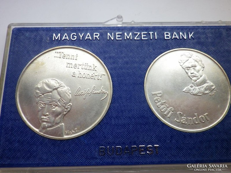1973 Petőfi 50+100 HUF silver coin pair