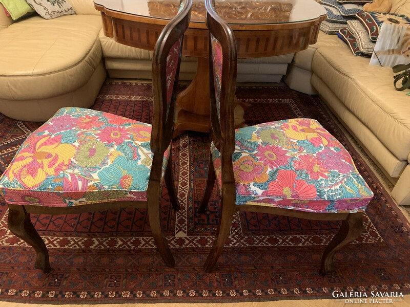 2 beautiful bieder chairs renovated!