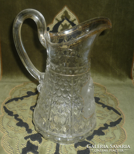 Antik, ,német üveg.XIX. sz. második fele..