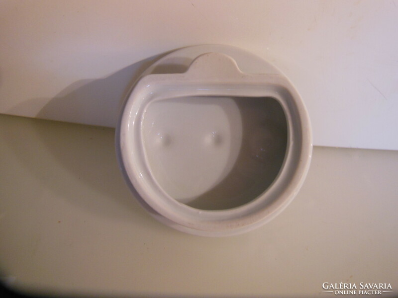 Can lid - English - 10 x 7 cm - inside size 8 cm - porcelain - perfect