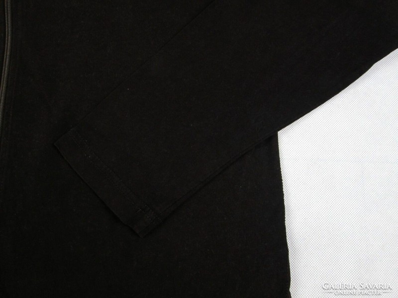 Original tommy hilfiger (l) elegant men's modified dark brown slim pullover cardigan