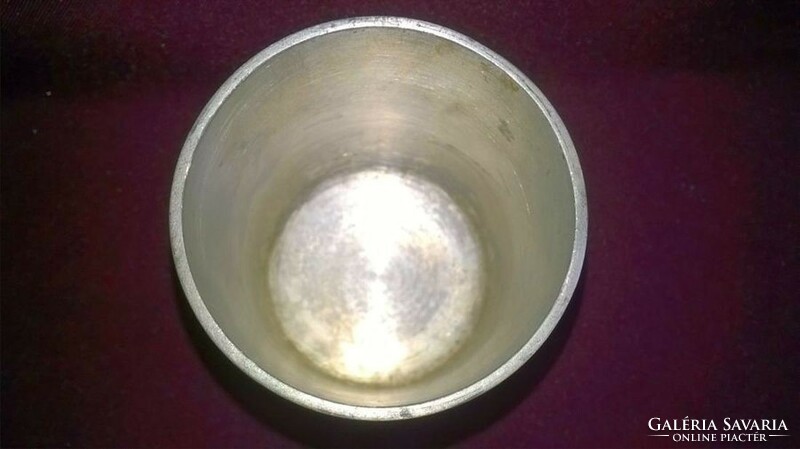 Marked pewter cup 12.