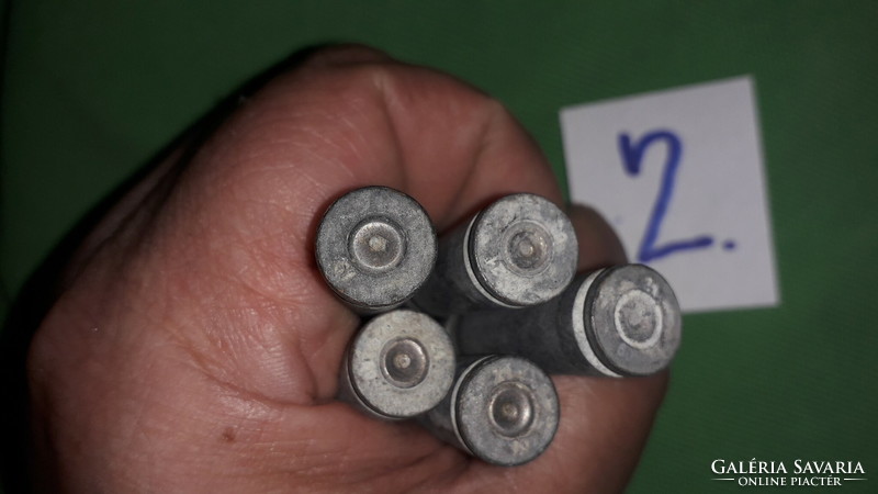 Antique neutralized perhaps machine gun ammunition / with markings 60 - 21 / 5 pcs together according to pictures 2.