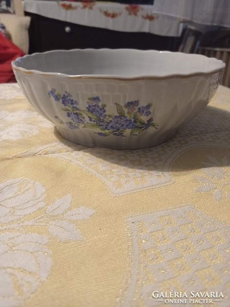 20 cm smaller bowl with Zsolnay forget-me-not pattern