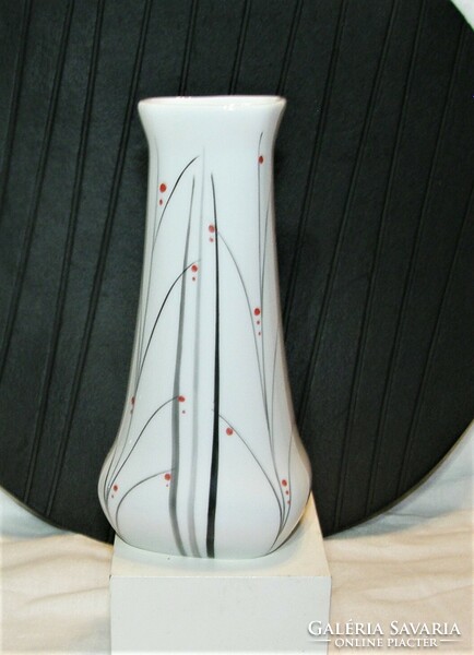 Retro vase and bowl - Hólloháza porcelain