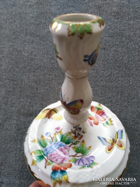 Herend candle holder - Victoria pattern / 14.5 Cm