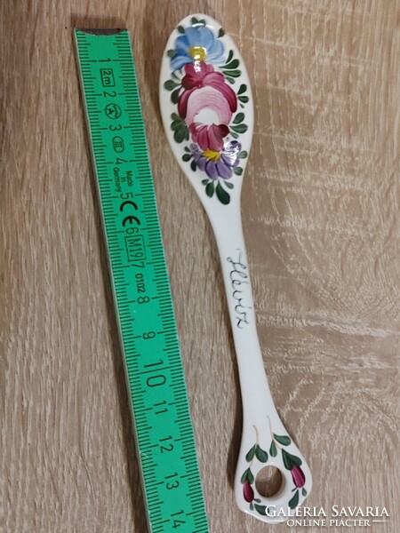 Hévíz decorative porcelain spoon (balaton)