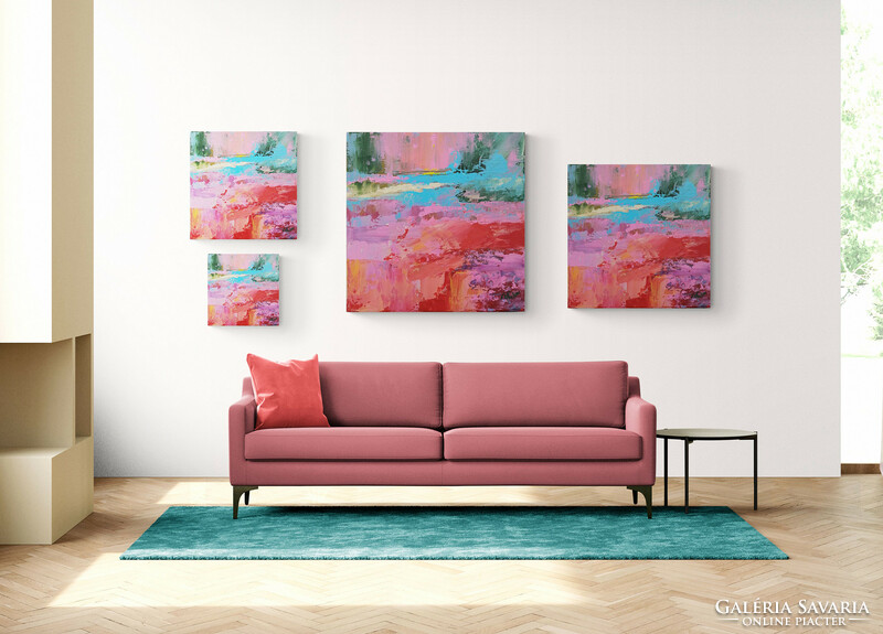 Contemporary abstract modern painting 