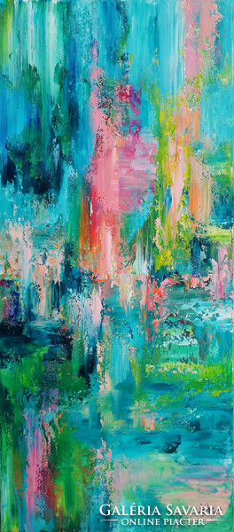 90X40cm bishop anita painting contemporary abstract modern, 