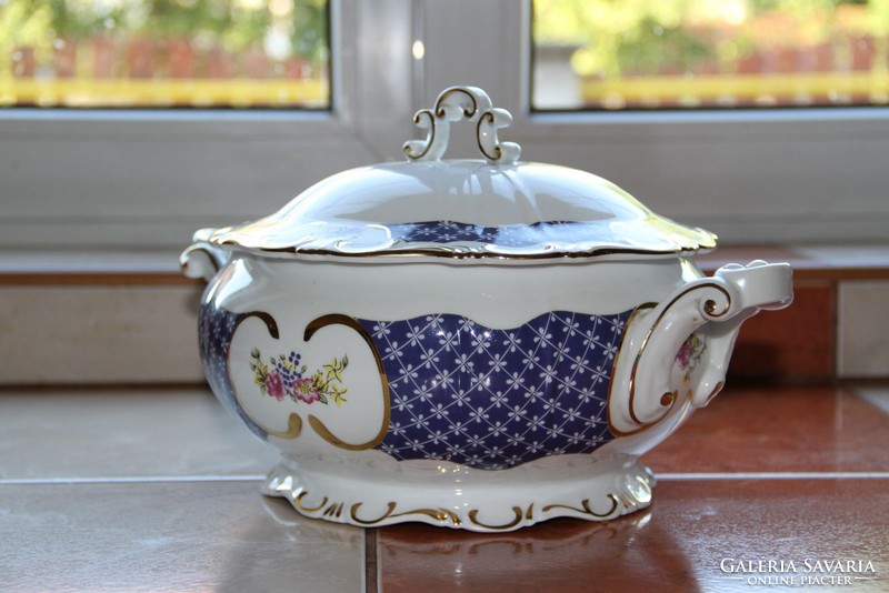 Zsolnay maria antoinette soup bowl 1.