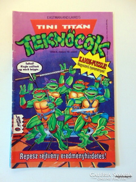 1992 May / teenage titan turtles #10 (incomplete) / old original comics no.: 19072