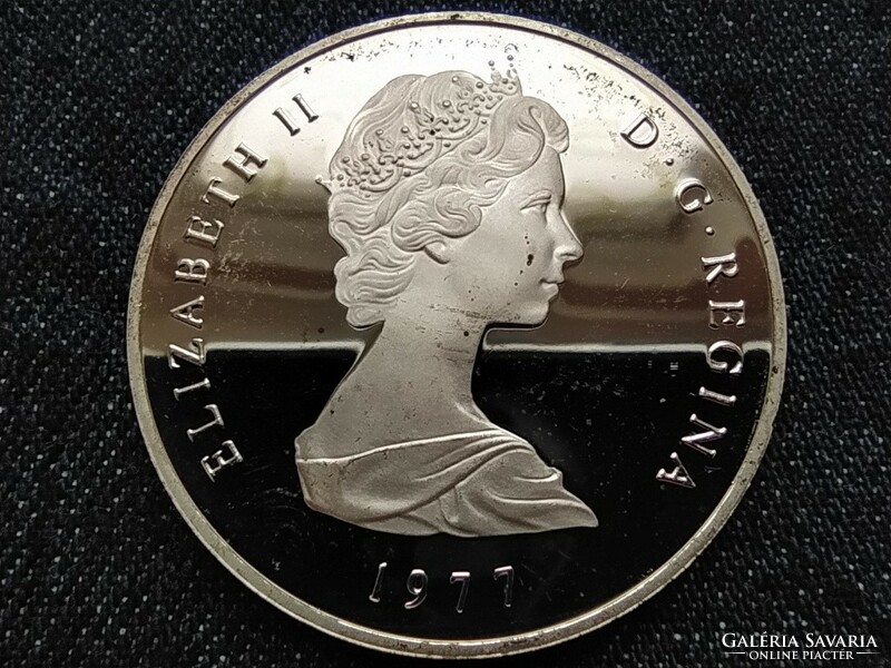 Turks-és Caicos-szigetek II. Erzsébet (1952- ) .500 ezüst 5 korona 1977 PP (id61650)