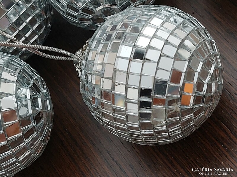 Retro disco ball Christmas tree ornament mirror mosaic ball ornament