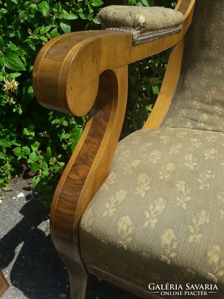 2 pcs. Biedermeier armchair, armchair.