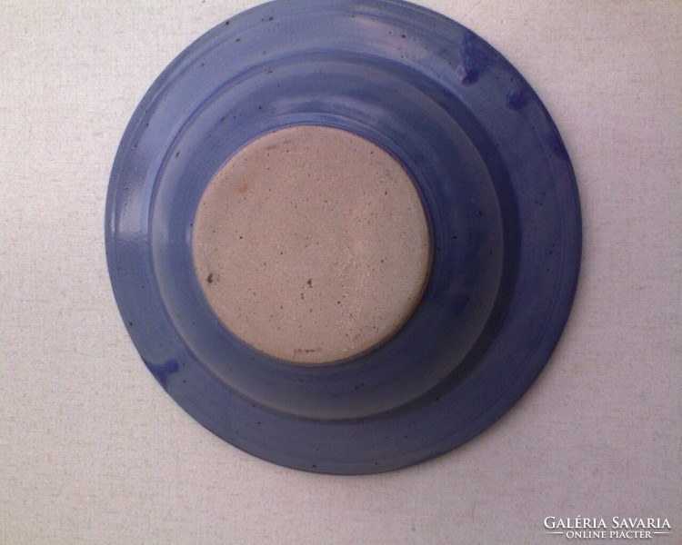 Ceramic bowl in blue colors