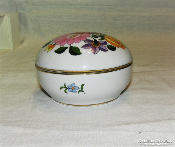 Bonbonier - Kalocsai porcelán - Dísz dobozban