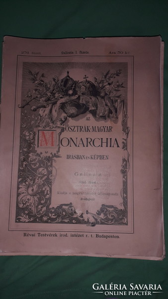 1898. Az Osztrák-Magyar Monarchia irásban és képben - Galiczia -XVI. KÖNYV RÉVAI