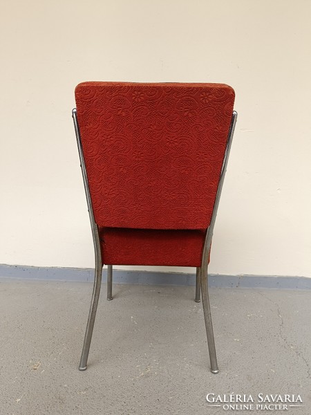 Retro tube frame chair furniture upholstered wood 708 7776