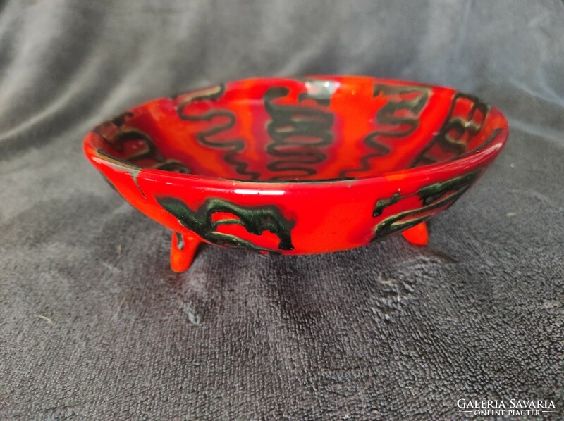Glazed serving tray - ceramic bowl