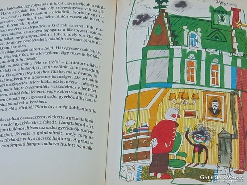 Retro kiadású mesekönyv, Móra Ferenc Csupa újdonatúj mese Würtz Ádám illusztációival (1978)