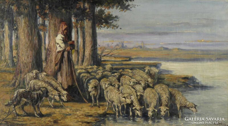 Edvi-Illés Aladár : Pásztorlányka 1898