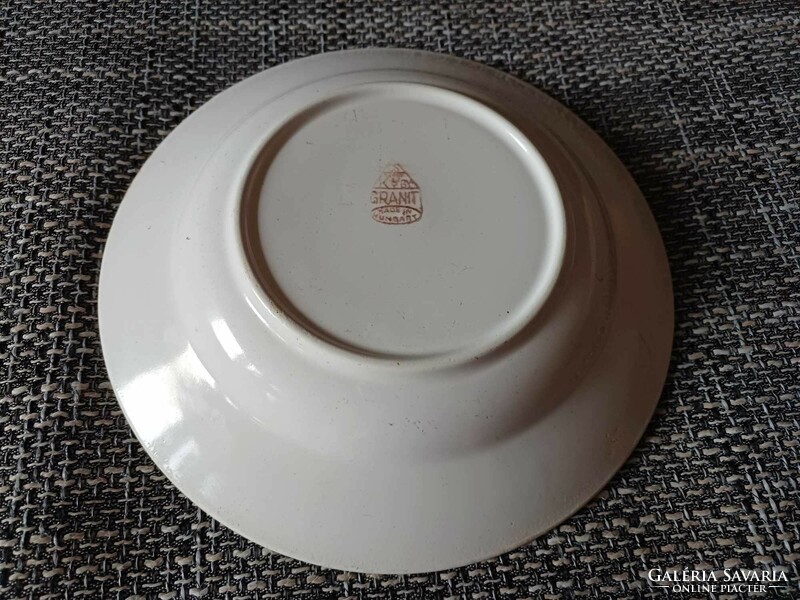 Gránit fajansz/porcelán tányér, sérült