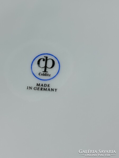 Német (Colditz) porcelán levesen tál