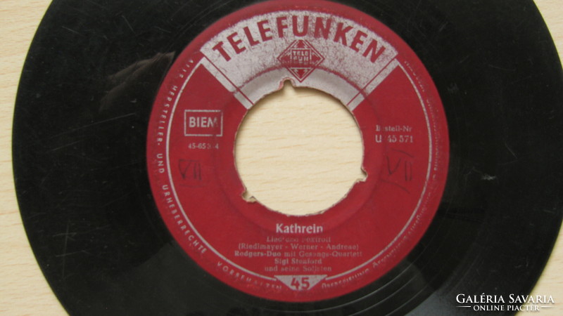 Telefunken singles (four pieces, German hits, 1950s) (sp / single) [035-38]
