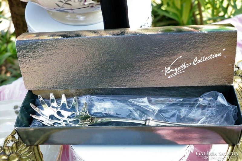 Bugatti silver-plated pastry pick