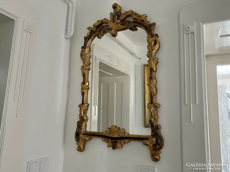 Decorative gilded mirror 93x60cm