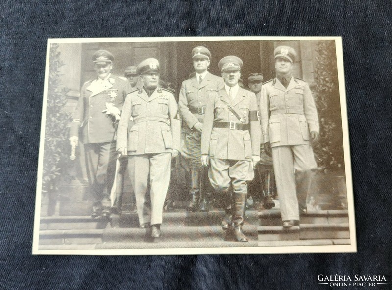 NÁCI PROPAGANDA 1941 Duce Adolf Hitler Göring Hess Ciano PECSÉT führer diktátor SZÜLETÉSNAP MÜNCHEN