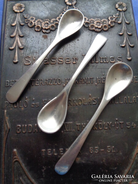 Elegant silver spice spoon
