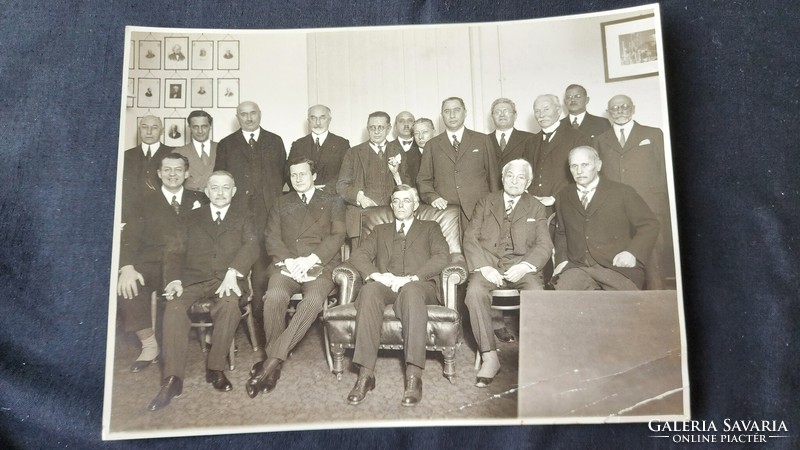 Cca 1928 József Ferenc királyi herceg Habsburg Lotaringiai dinasztia nádor ág + irodalmárok fotó