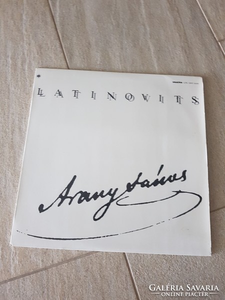 LP Bakelit vinyl hanglemez Latinovits Arany János versek