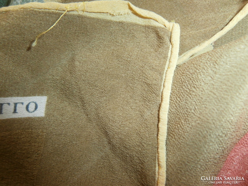 Vintage Codello selyem kendő-vagány minta