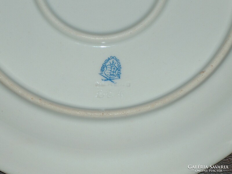 Very rare Herend sign, tulip plate 1948