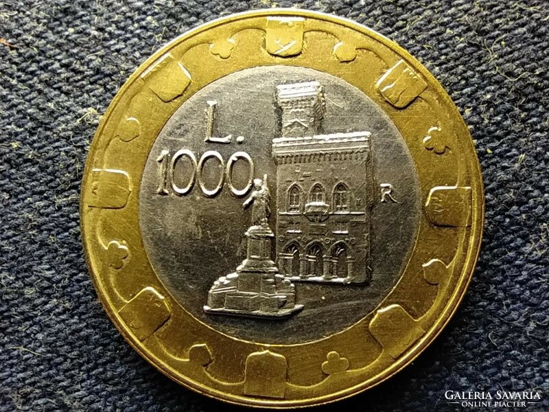 San Marino the millennium of the construction of the castle 1000 lira 1997 (id78347)