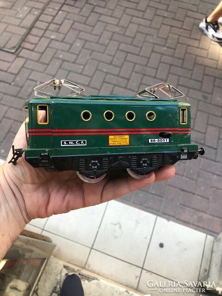Hornby bb 8051 electric locomotive model from the 1950s, 16 cm