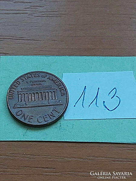 Usa 1 cent 1970 / d, abraham lincoln, copper-zinc 113