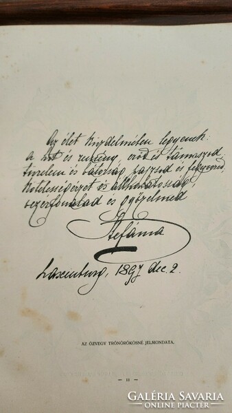 1897 CZIKLAY LAJOS : RUDOLF EMLÉK - ALBUM KORONA HERCEG TRÓNÖRÖKÖS ERZSÉBET KIRÁLYNÉ SZISZI FIA