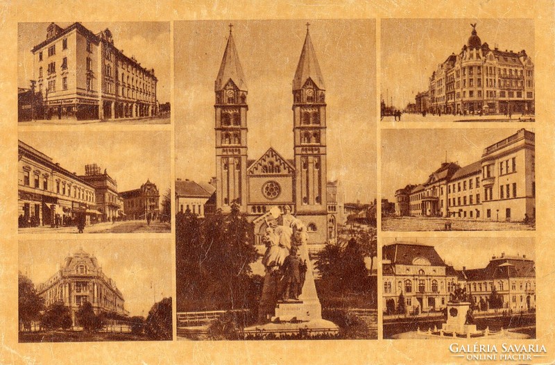282 --- The birch church of a running postcard, mosaic sheet weinstock photo
