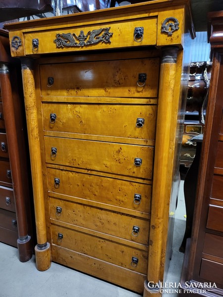 Poplar 7-drawer chest of drawers