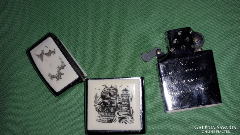 Beautiful quality holly hawk metal, sailboat ornament Zippo gasoline self-collector according to the pictures