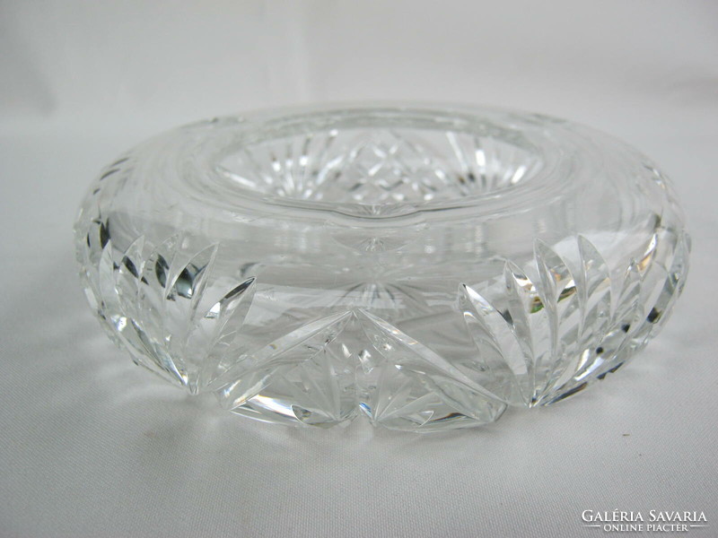 Crystal glass ashtray ashtray heavy 1 kg